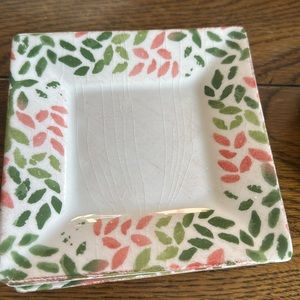 Set of 3 Crate&Barrel appetizer serving plates